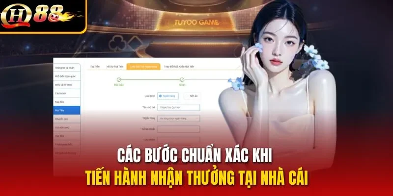 Các bước chuẩn xác khi tiến hành nhận thưởng tại nhà cái